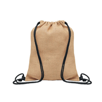 FUKURO - Borsa con coulisse in iuta