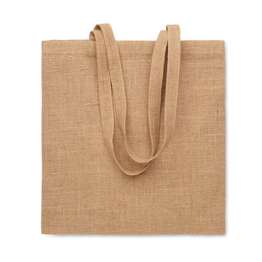 ZOLANG - Bossa de la compra de mànec llarg de jute
