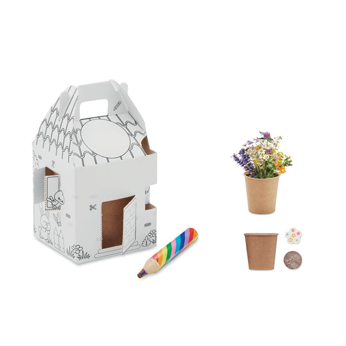 FULLHOUSE - Set da coltivazione per semi a forma di casa