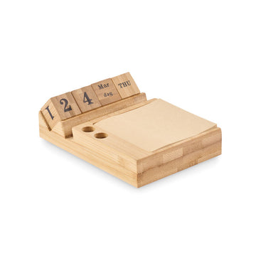 BOOTOP - Calendario de sobremesa de bambú