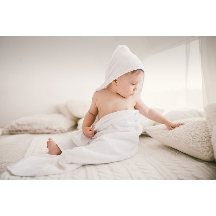 HUGME - Serviette bébé à capuche en coton