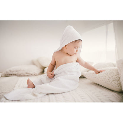 HUGME - Serviette bébé à capuche en coton