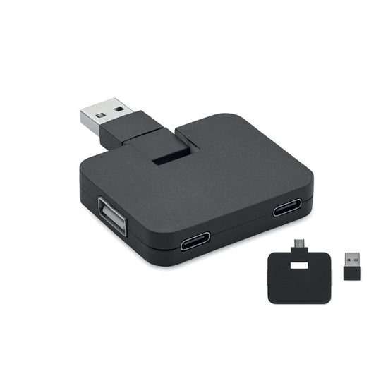 SQUARE-C - Concentrateur USB 4 ports