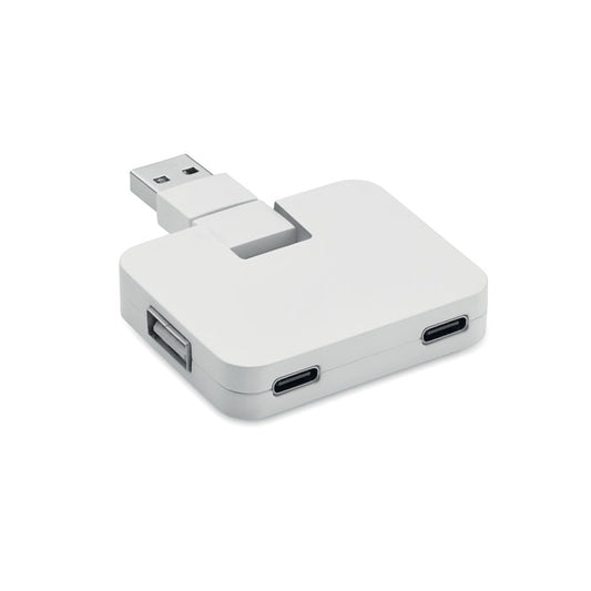 SQUARE-C - Concentrador USB de 4 puertos