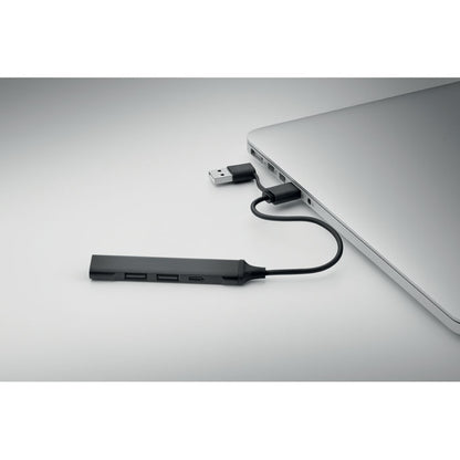 ACTUAL - Hub USB 4 puertos 19 cm