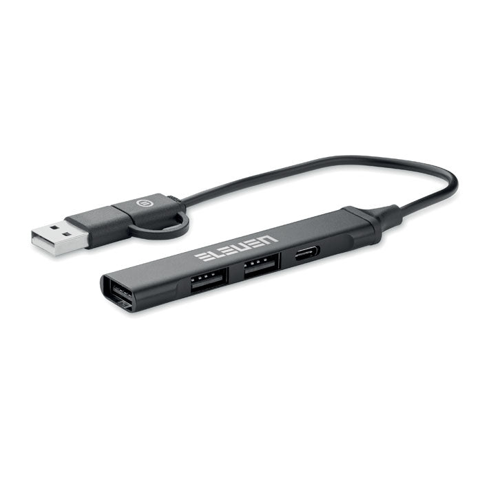 ACTUAL - Hub USB 4 puertos 19 cm