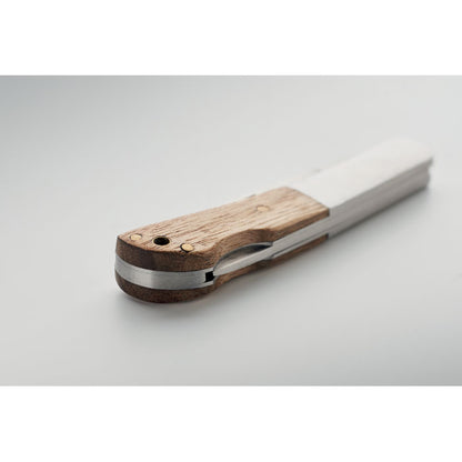 SKARP - Coltello pieghevole in legno di acacia