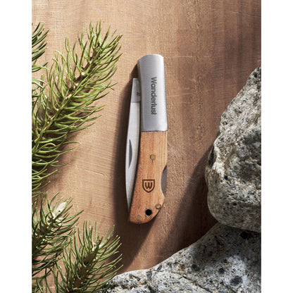 SKARP - Coltello pieghevole in legno di acacia