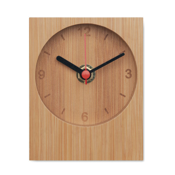 CLAMBU - Horloge de table en bambou