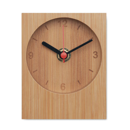 CLAMBU - Horloge de table en bambou