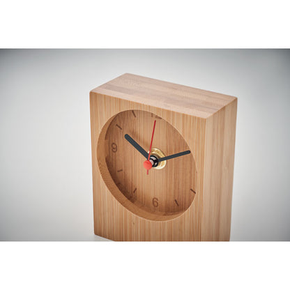 CLAMBU - Horloge de table en bambou