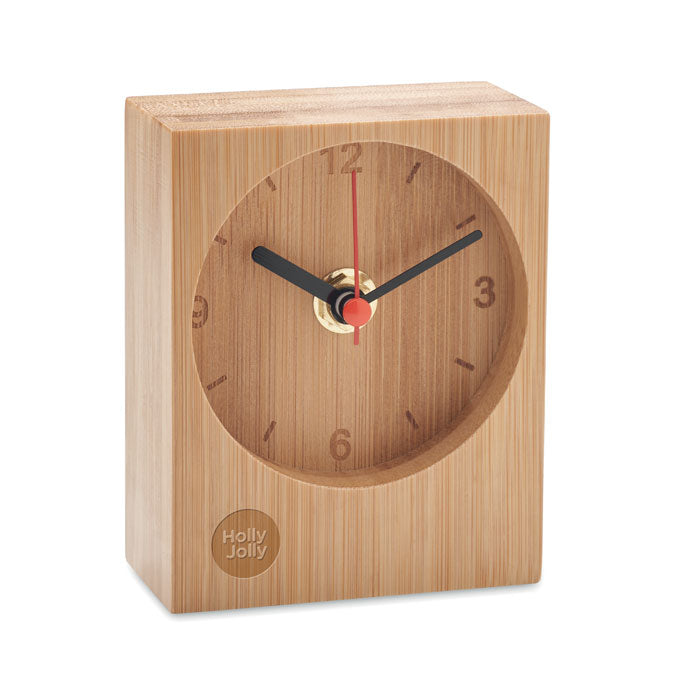 CLAMBU - Horloge de table en bambou