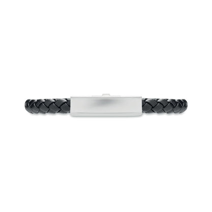 FAULETI - Pulsera trenzada de piel sintética