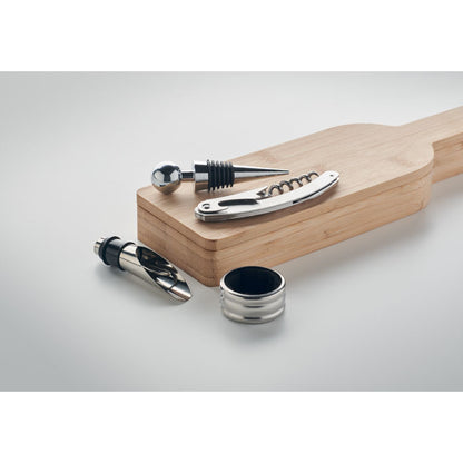 VINOVAULT SET - Bottle shaped wine set