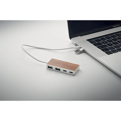 UBAH - USB-Hub 4 Anschlüsse 27,5 cm