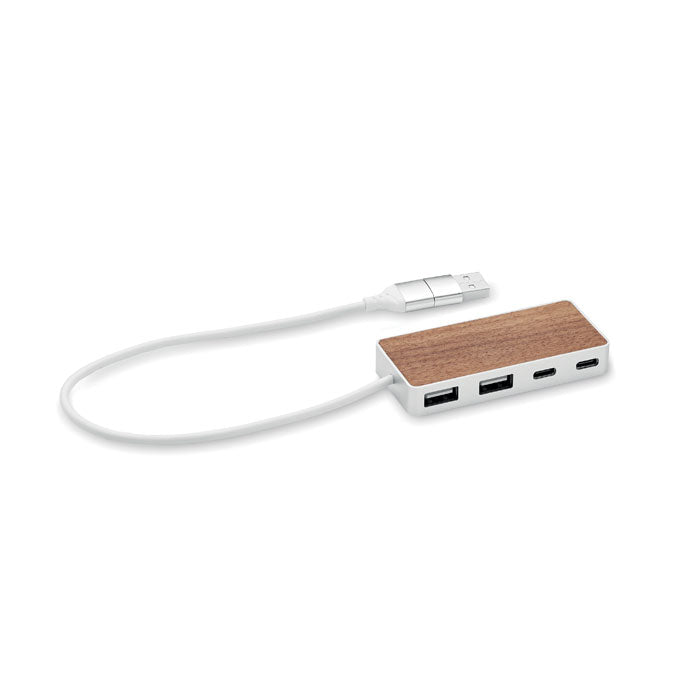 UBAH - USB-Hub 4 Anschlüsse 27,5 cm