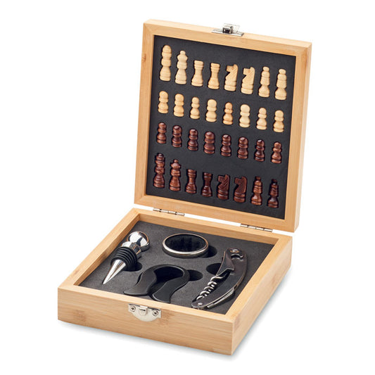 CHESSET - Set vino scacchiera