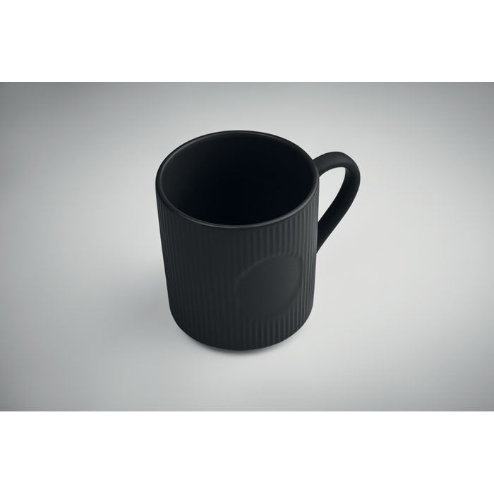RIBMUG - Sottotazza in ceramica rigata 340 ml