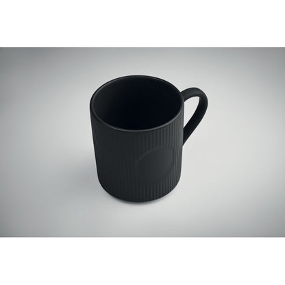 RIBMUG - Sottotazza in ceramica rigata 340 ml