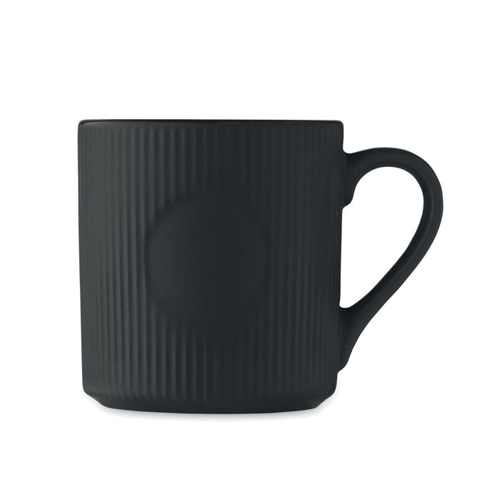 RIBMUG - Sottotazza in ceramica rigata 340 ml
