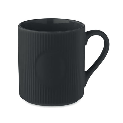 RIBMUG - Sottotazza in ceramica rigata 340 ml