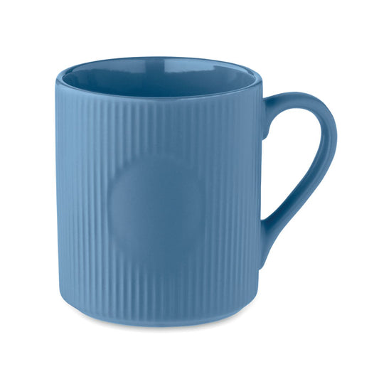 RIBMUG - Sottotazza in ceramica rigata 340 ml