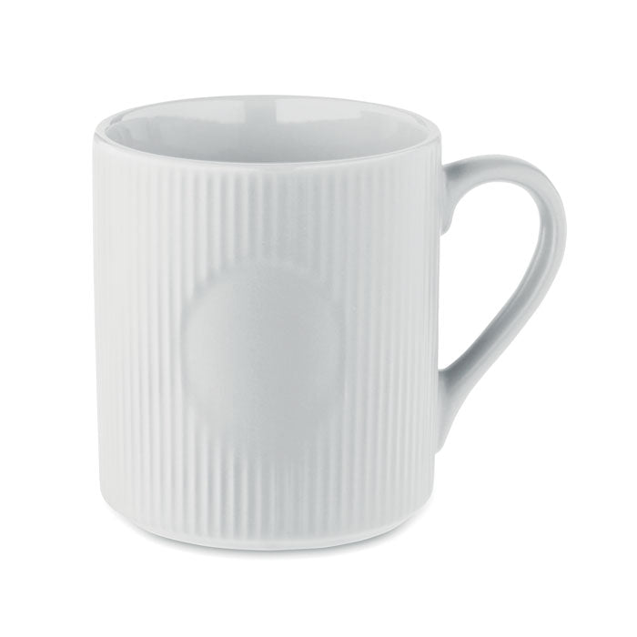 RIBMUG - Sottotazza in ceramica rigata 340 ml