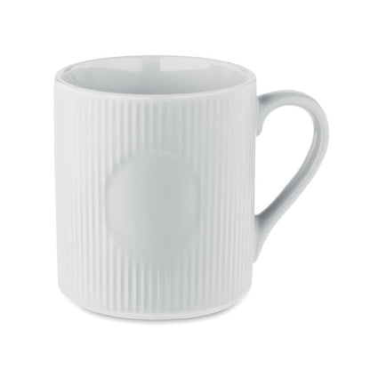 RIBMUG - Sottotazza in ceramica rigata 340 ml