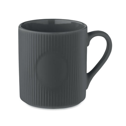 RIBMUG - Sottotazza in ceramica rigata 340 ml