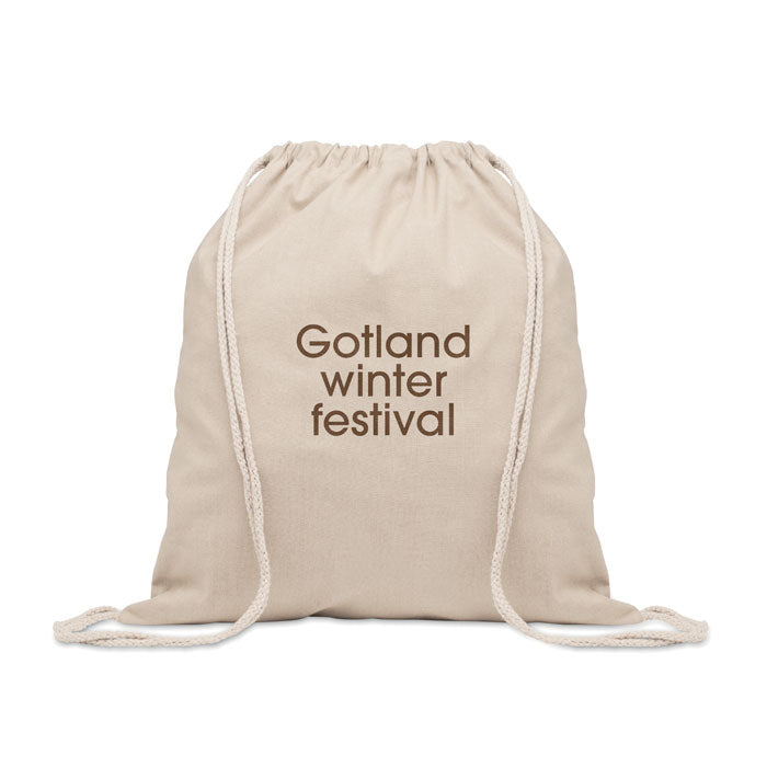 CABETRI - Borsa con coulisse in cotone riciclato