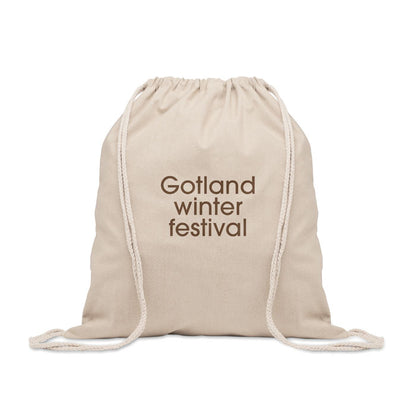 CABETRI - Borsa con coulisse in cotone riciclato