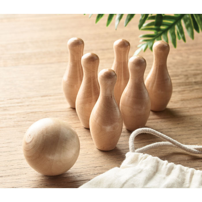BOLITO - Mini joc de bitlles de fusta de pi