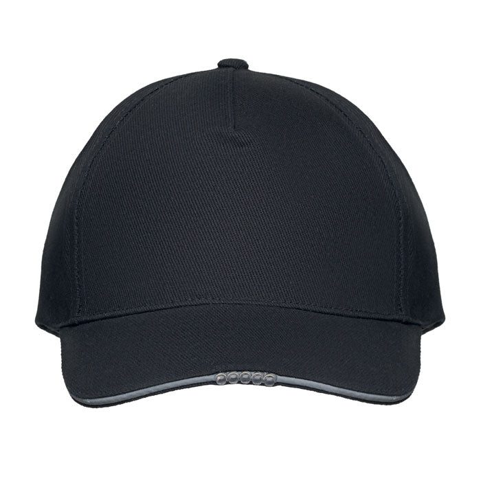 LUZCAP - Gorro de algodón LED 5 paneles 220gr/m²