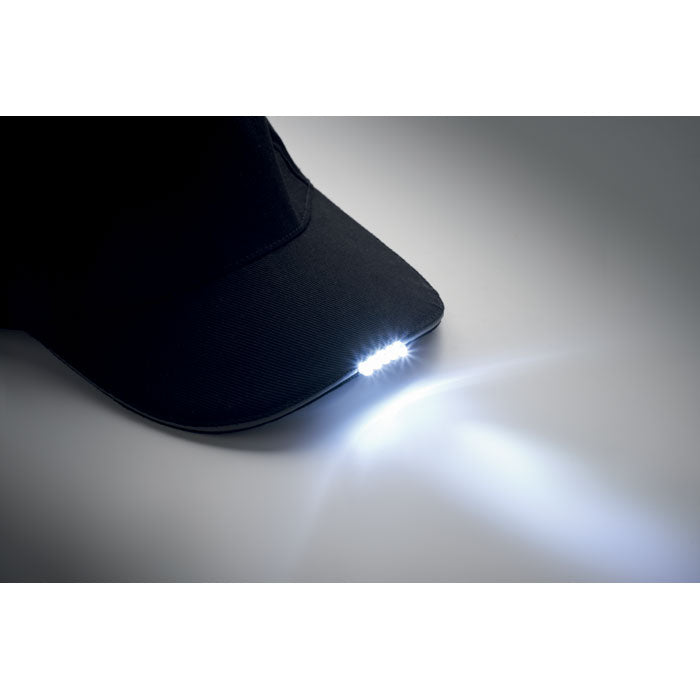 LUZCAP - Gorro de algodón LED 5 paneles 220gr/m²