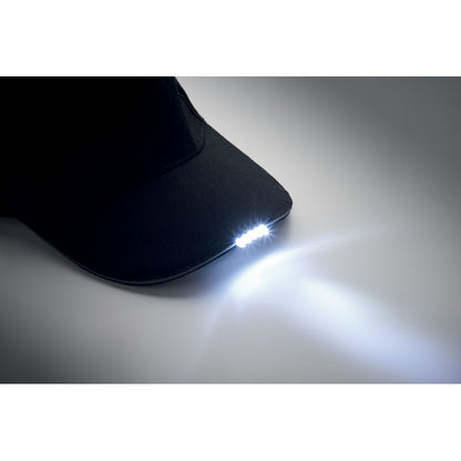 LUZCAP - Gorro de algodón LED 5 paneles 220gr/m²