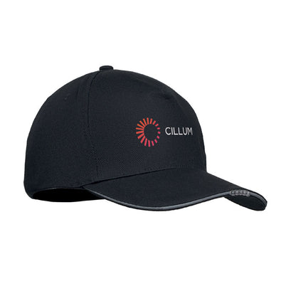 LUZCAP - Gorro de algodón LED 5 paneles 220gr/m²