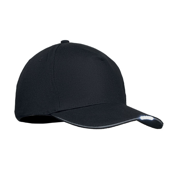 LUZCAP - Gorro de algodón LED 5 paneles 220gr/m²