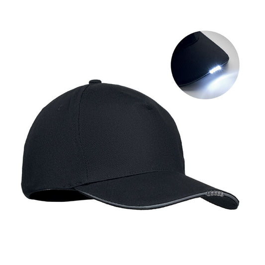 LUZCAP – 5-Panel-LED-Baumwollkappe 220 g/m²