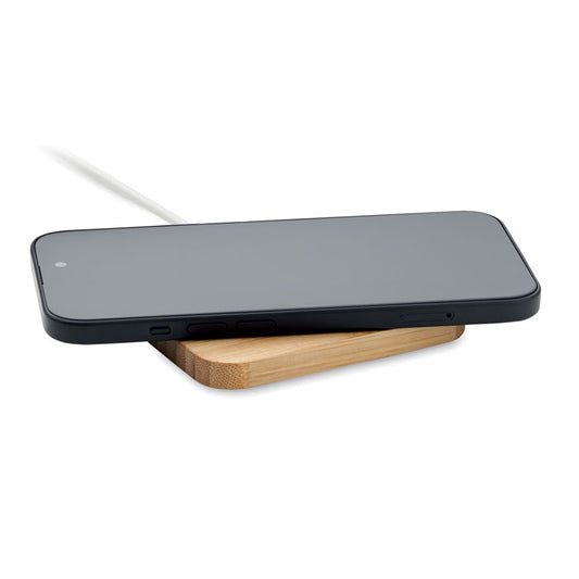 CHARGOO - Caricabatterie wireless da 15W in bambù