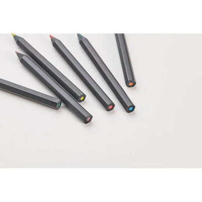 NEGRO - 6 lápices de colores negros
