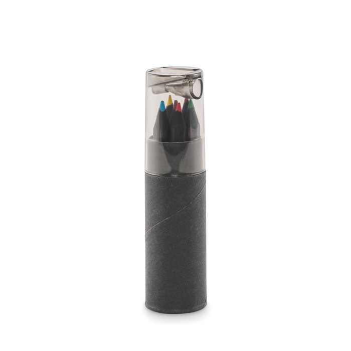 NEGRO - 6 lápices de colores negros