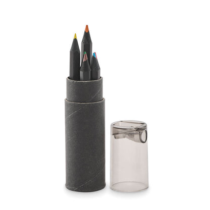 NEGRO - 6 lápices de colores negros