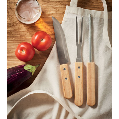 TOOLDERA - Eines de barbacoa d'acer inoxidable