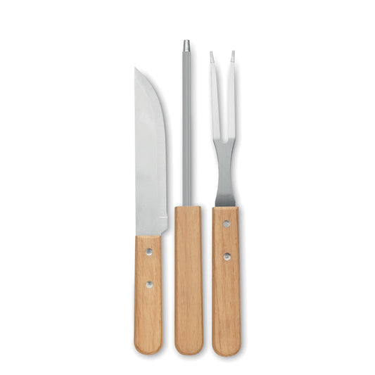 TOOLDERA - Utensili per barbecue in acciaio inox