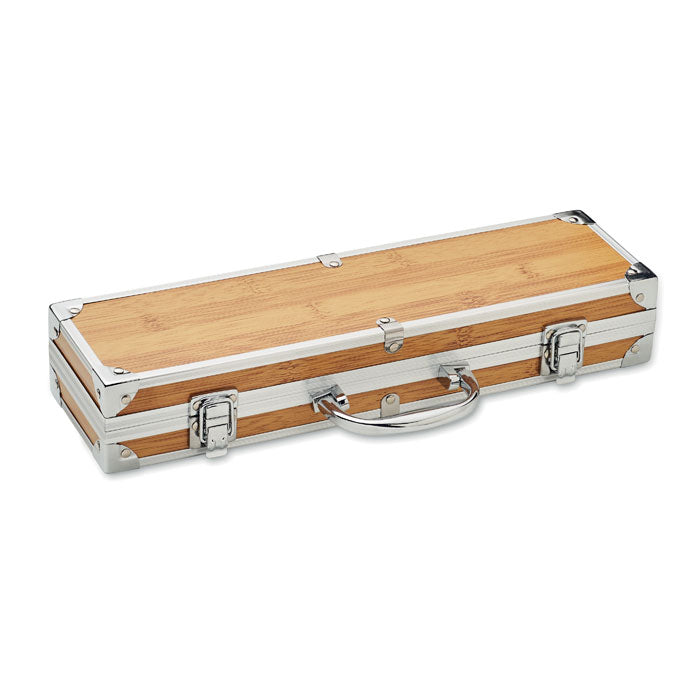 TOOLDERA - Eines de barbacoa d'acer inoxidable