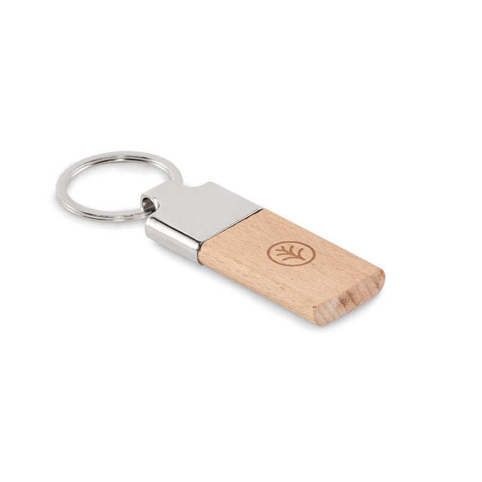 LLAVING - Porte-clés en bois d'hévéa