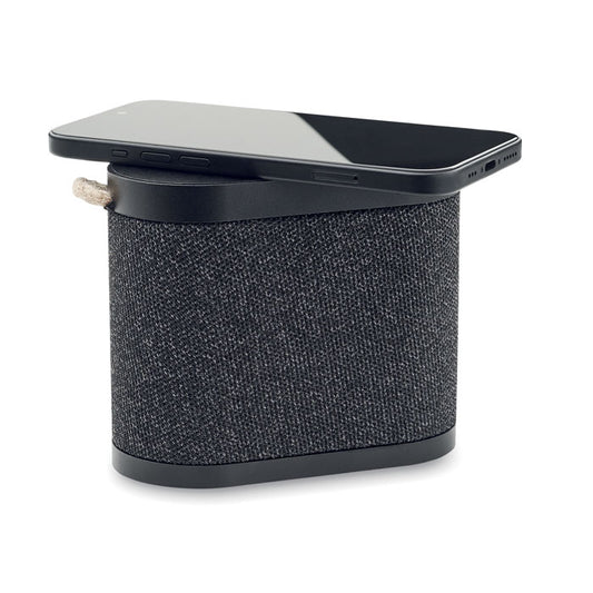WUSIC - Altoparlante caricabatterie wireless da 15 W