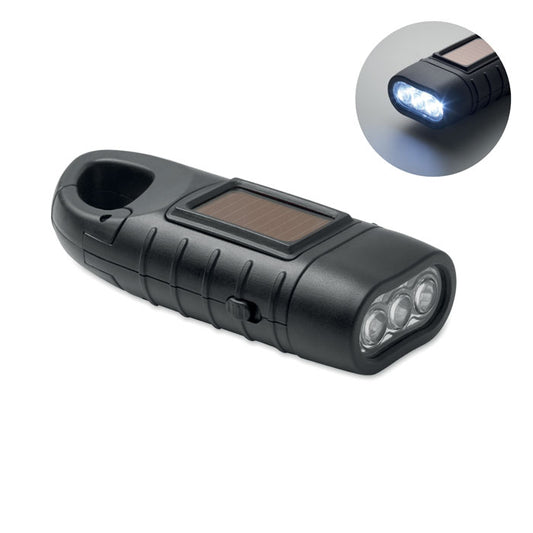 SLUZ - Solar torch with dynamo crank