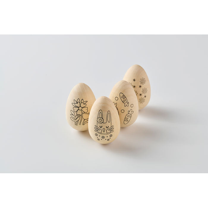 EISET - Set de peinture œufs en bois