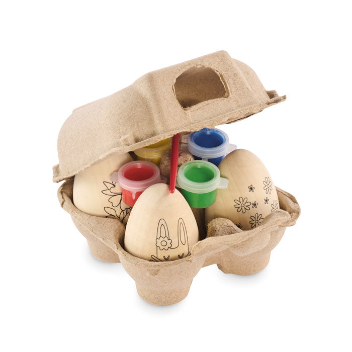 EISET - Set de peinture œufs en bois